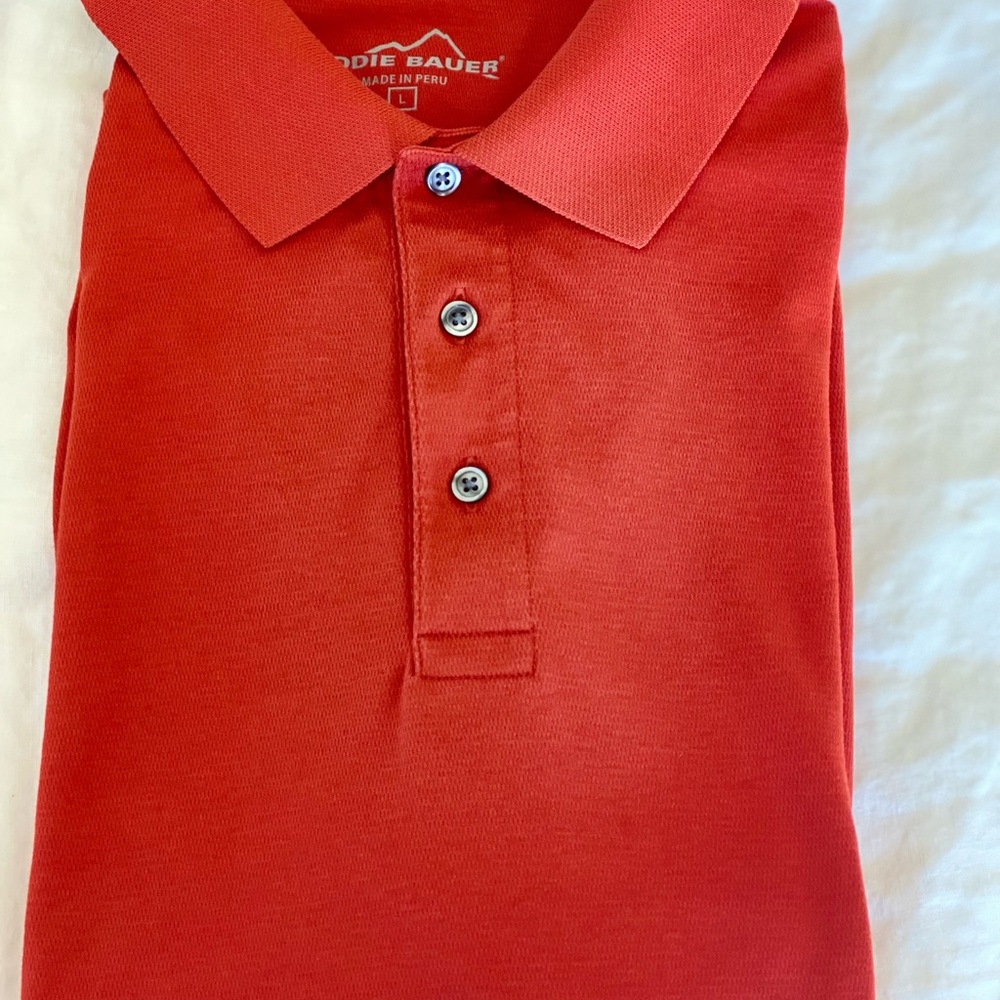Eddie Bauer men polo size Large